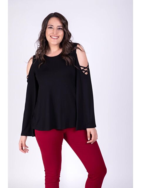 Mylinemoda Omuzu Detaylı Tişört - S000239115-19351