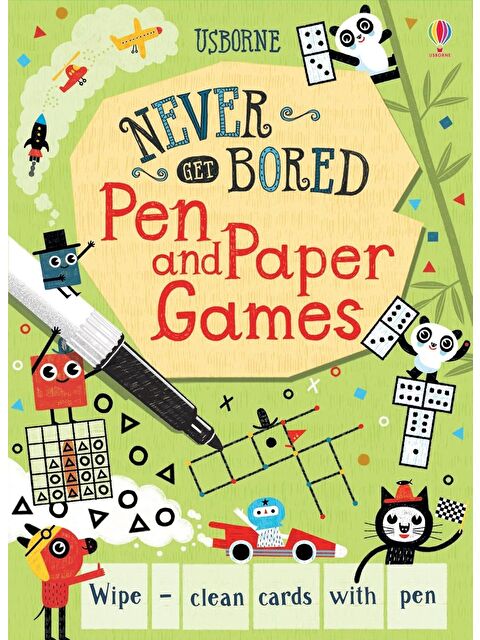 Usborne Publishing Pen and Paper Games (Never Get Bored Cards) - S000454226-23173