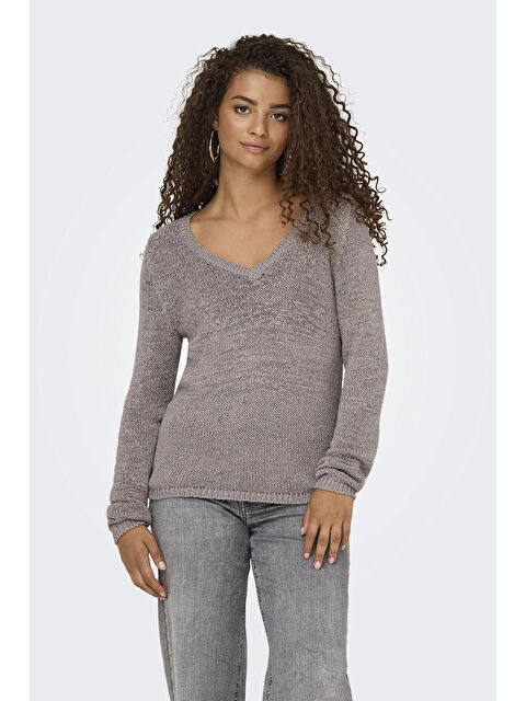 Only Onlgeena Regular Fit V Yaka Kazak 15340862 - S000463916-19928