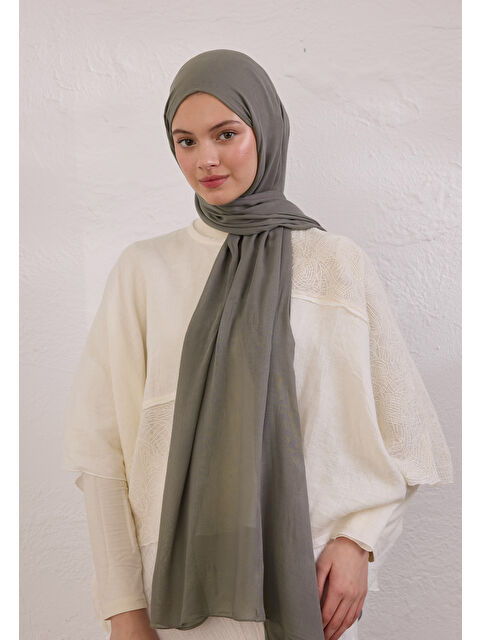 Fresh Scarfs Soft Viskon Şal Füme - S000414328-33408