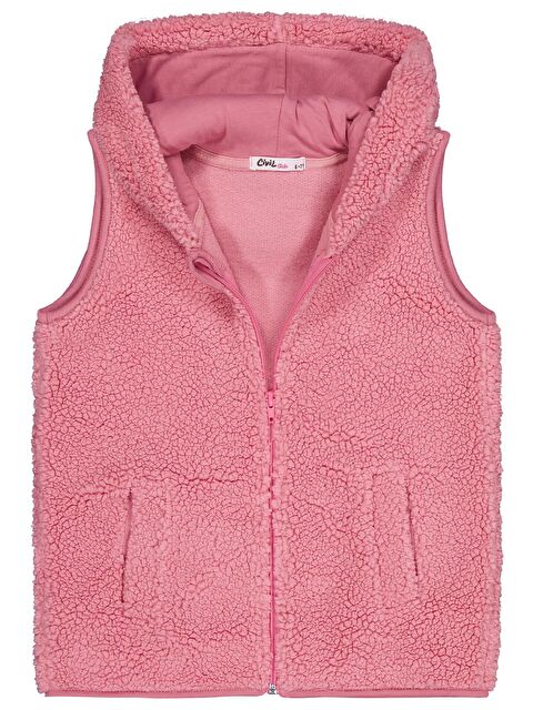 Civil Girls Düz 6-9 Yaş Yelek - Pembe 6-7 Yaş - S000502735-20026