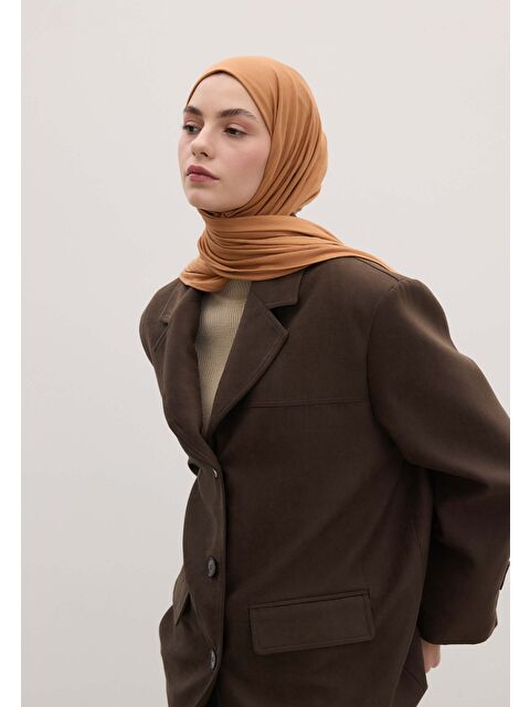 Fresh Scarfs Bambu Penye Şal Tarçın Kabuğu - S000420294-19956