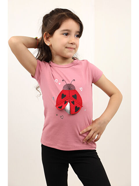 Toontoykids Kız Bebek Baskılı Tişört