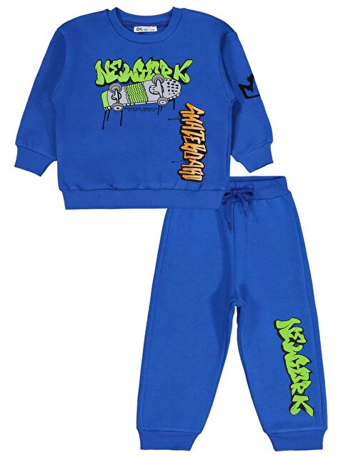 Civil Erkek Çocuk Kaykay Baskılı 2-5 Yaş Eşofman Takımı - S000484304-23710