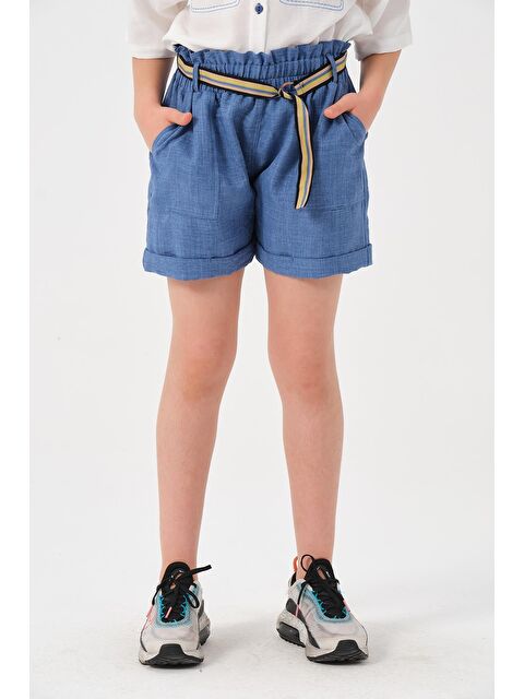 ZEYLAND Genç Kız Çocuk Kemerli Şort - S000362902-23710