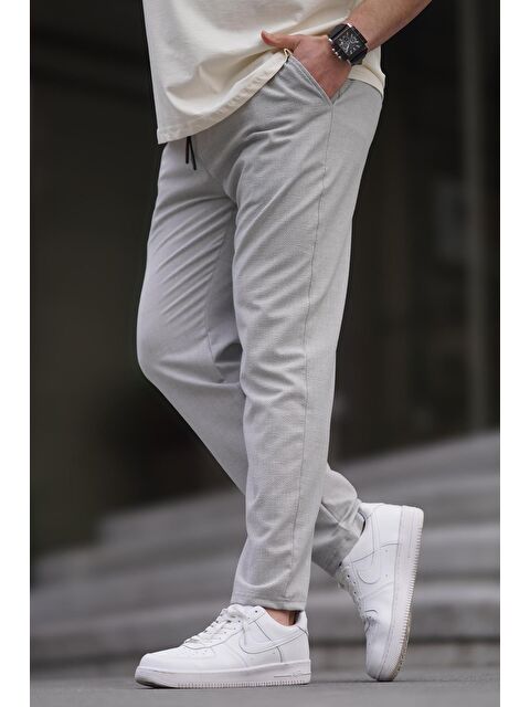 Madmext Gri Düz Paça Erkek Pantolon 6535 - S000436671-20600