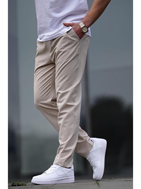 Madmext Bej Düz Paça Erkek Pantolon 06530 - S000436668-19928