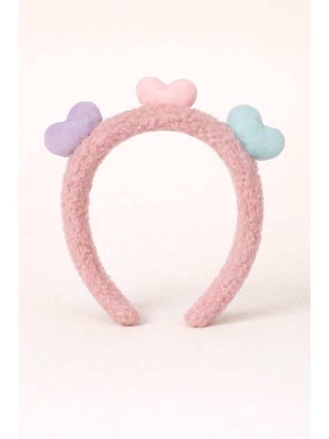 Katia And Bony Renkli Kalp Aksesuarlı Taç Pembe