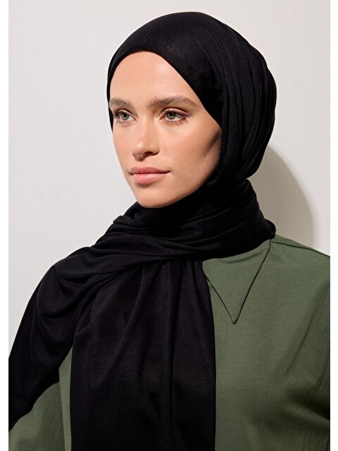 House of Modest Tesettür Şal - Siyah - S000388897-19351