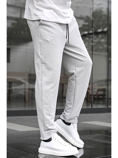 Madmext Gri Basic Waffle Kumaş Erkek Pantolon 6509 - S000436670-20600