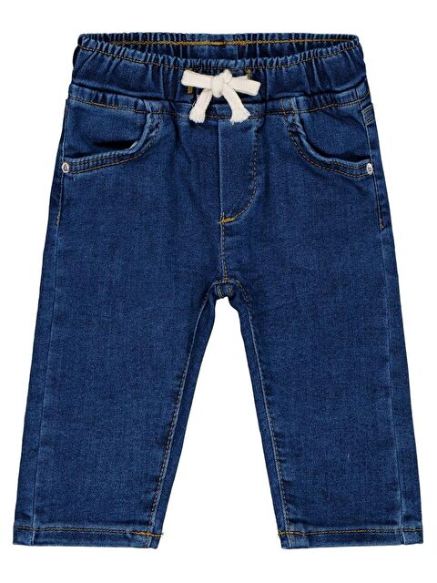 Civil Baby Bağcıklı 6-18 Ay Pantolon - Mavi 18-24 Ay - S000484315-17234