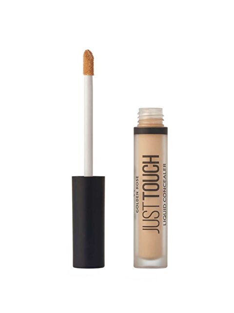 GOLDEN ROSE Just Touch Liquid Concealer 01 E Vitamini, Niacinamide, Likit Kapatıcı 3,5 ml