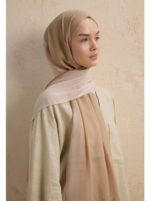 Fresh Scarfs Modal Degrade Şal İnci-Bej - S000420367-20063
