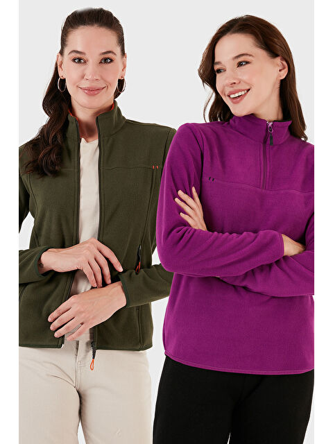 Lela Slim Fit Yumuşak Dokulu Anti-Pilling Tüylenme Yapmayan 2'li Paket Polar 590700200S2 - S000463890-1400