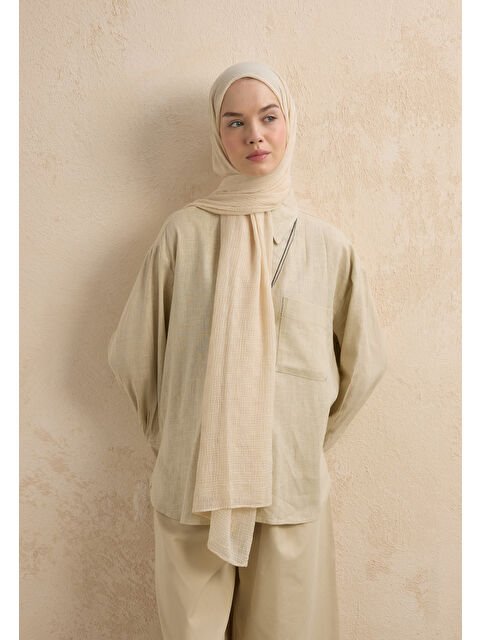 Fresh Scarfs Modal Damalı Şal Işığı - S000420269-29736