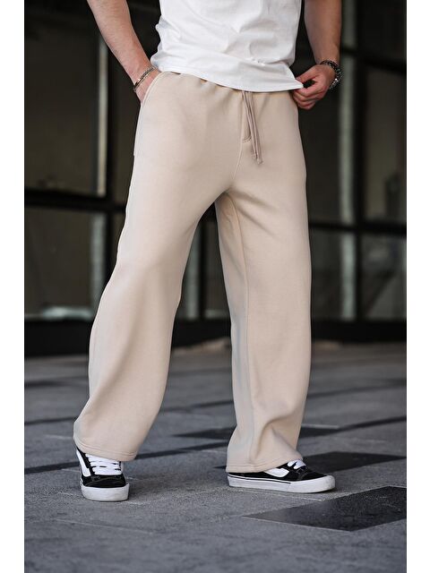 Madmext Bej Rahat Kesim Erkek Eşofman Altı E6578 - S000436674-19928