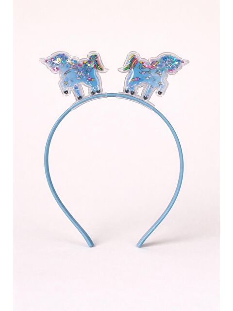 Katia And Bony Kız Çocuk Işıltılı Taç Mavi