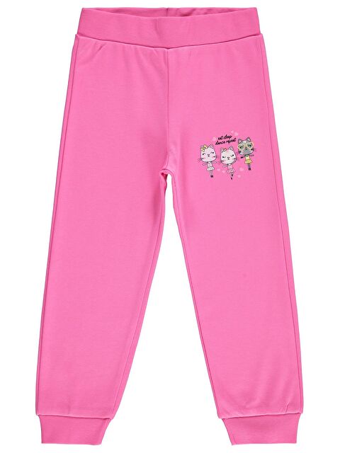 Civil Girls Kediler Baskılı 2-5 Yaş Eşofman Altı - Pembe 2-3 Yaş - S000511271-20022