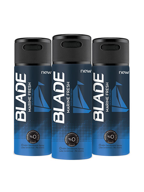 Blade Marine Fresh Deodorant 3x150ml - S000283397-20063
