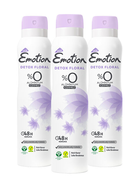 Emotion Detox Floral Deodorant 3x150ml - S000283402-20063