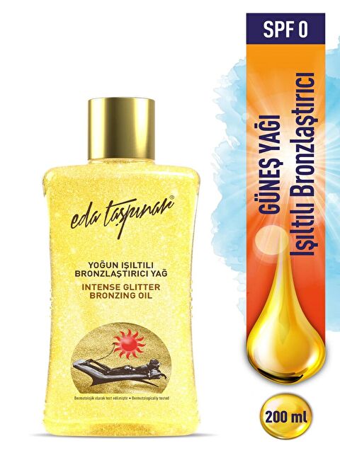 Eda Taşpınar Yoğun Işıltılı Bronzlaştırıcı Yağ - 200 ml - S000524362-10231