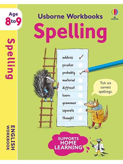 Usborne Publishing Usborne Workbooks: Spelling 8-9 - S000454277-23173