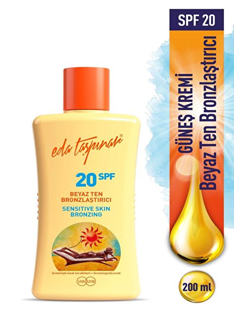 Eda Taşpınar Beyaz Ten Bronzlaştırıcı SPF 20 - 200 ml - S000524364-10231