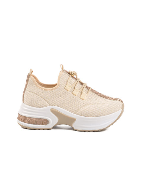 Ayakmod Bej Tekstil Kadın Günlük Ayakkabı 702322 Z - S000417168-19928