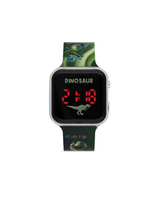 MiniFlak Dinozor MFD8001 Square Led Çocuk Saati - S000417169-18194