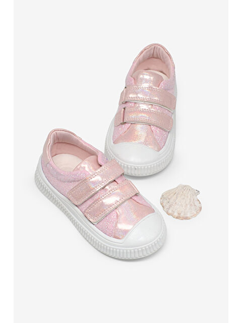 TONNY BLACK Çocuk Unisex Pembe Çoçuk Sim Detaylı Cırtlı Rahat Kalıp Sneaker - S000519277-20024