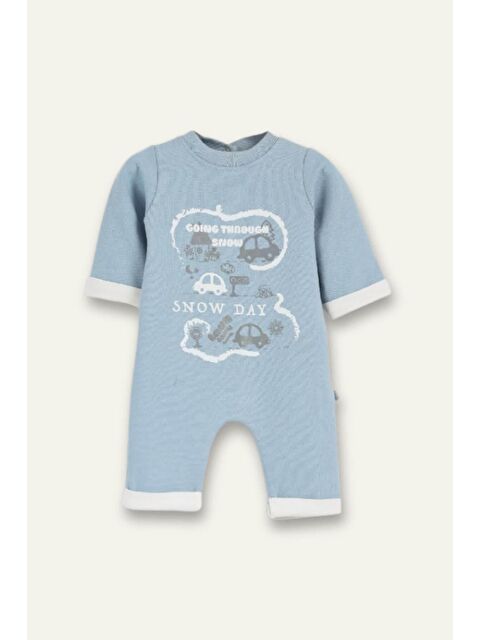 ZEYLAND Erkek Bebek Desenli Tulum - Mint