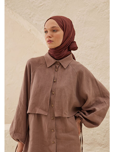 Fresh Scarfs İnce Pamuk Vual Şal Ruby - S000420394-19957