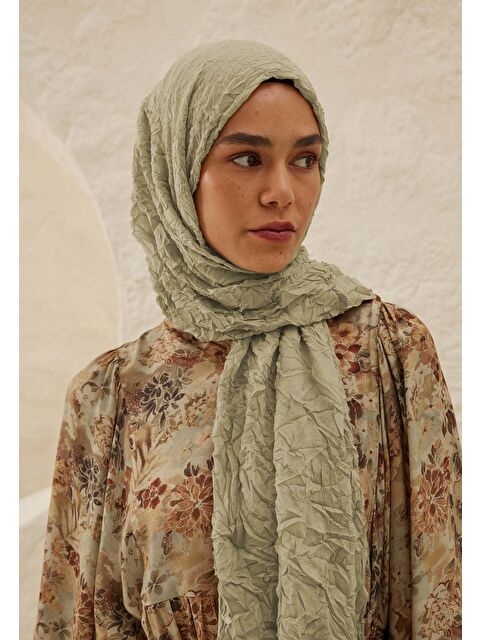 Fresh Scarfs Vual Crash Şal Deniz Köpüğü - S000420273-17234