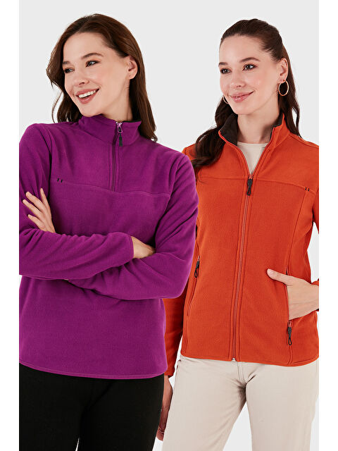 Lela Slim Fit Yumuşak Dokulu Anti-Pilling Tüylenme Yapmayan 2'li Paket Polar 590700200S2 - S000463890-6383