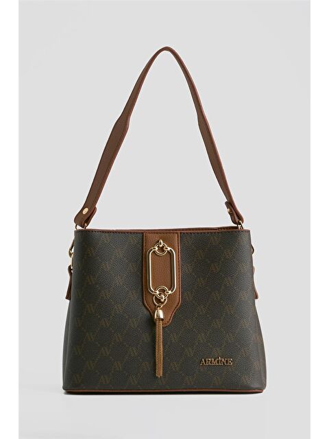 ARMİNE Çanta Noktalı 25Yd7361 Kahverengi - S000512393-19413