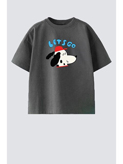 Monila Erkek Çocuk Pamuklu Bisiklet Yaka Baskılı T-Shirt - S000514680-29666