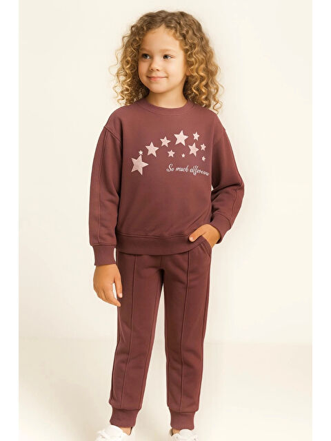 Myhanne Yıldız Baskılı Kız Çocuk Takım 20452 - S000424616-20042