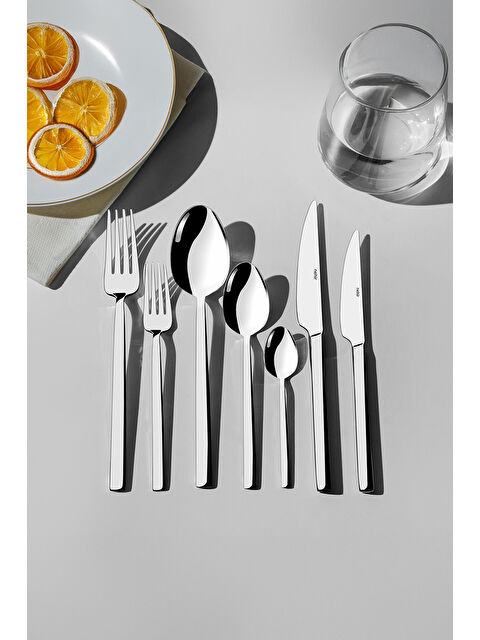 Nehir Dalyan Sade 12 Kişilik 84 Parça Kutulu Çatal Kaşık Bıçak Takımı - S000494815-18105