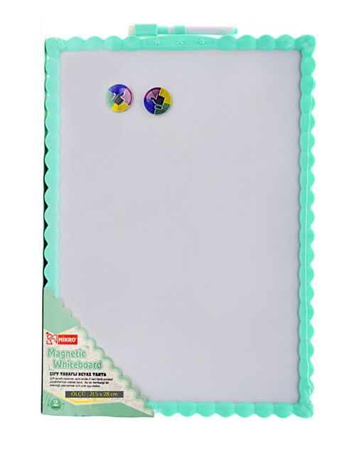 Mikro 21.5x28 Çift Taraflı Manyetik Yazı Tahtası (JL-115) - S000392657-18194