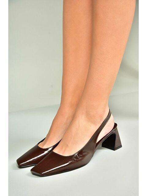 Fox Shoes Kahverengi Kadın Topuklu Ayakkabı U6540805 - S000400943-19413