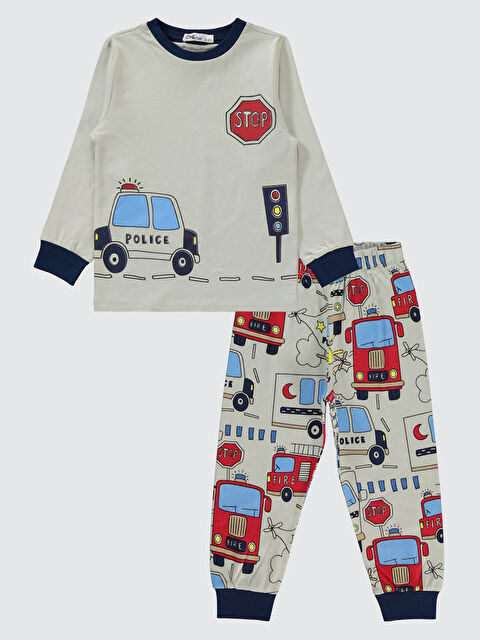 Civil Boys Erkek Çocuk Pijama Takımı 2-5 Yaş Lacivert - S000304857-21164