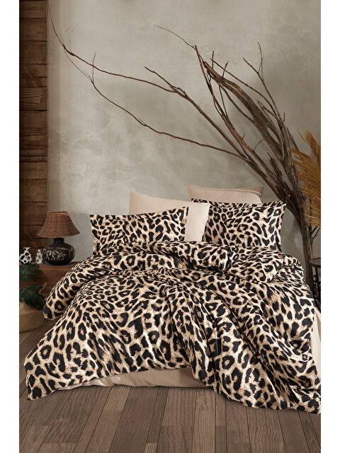 Nordqueen Ranforce %100 Pamuk Çift Kişilik Nevresim Seti Leo - S000494855-28102