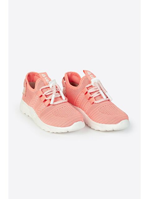 Letoon Bağcıklı Yuvarlak Burunlu Desenli Kız Çocuk Spor Ayakkabı - S000229152-23490