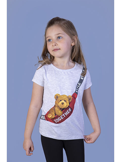 Toontoykids Kız Çocuk Çanta Baskılı Tişört - S000378350-74
