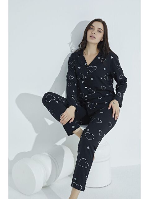 Elitol Düğmeli Pijama Takim 958-1 - S000168517-14430