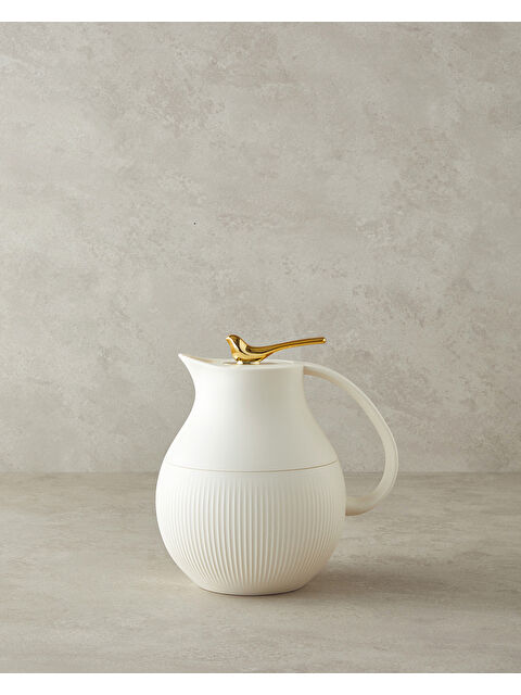 English Home Good Mood Sparrow Cam Plastik Termos 0,95 L Bej - S000437173-19928