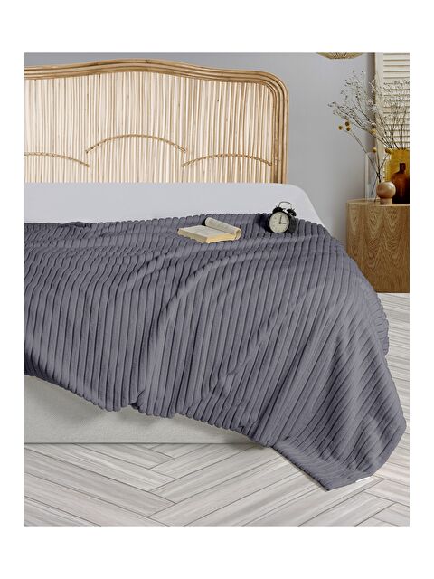 Dolce Bonita Home Wellsoft Fitilli Battaniye 150x220 Gri - S000492780-20600