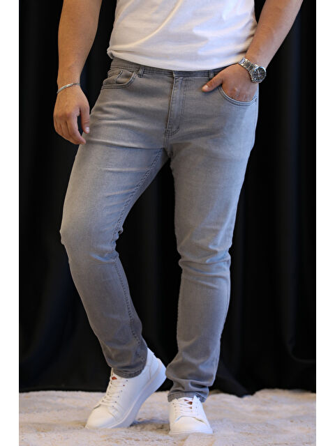 Mishar İtalia Erkek Elastanlı Jean Pantolon - S000301500-20600