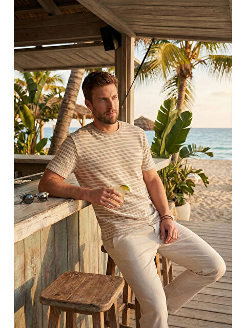 Buratti Pamuklu Regular Fit Bisiklet Yaka T Shirt 5904027 - S000526575-25636