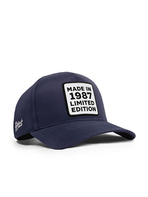 BlackBörk Made In 1987 Limited Edition Logolu Cordura Lacivert Beyzbol Şapka